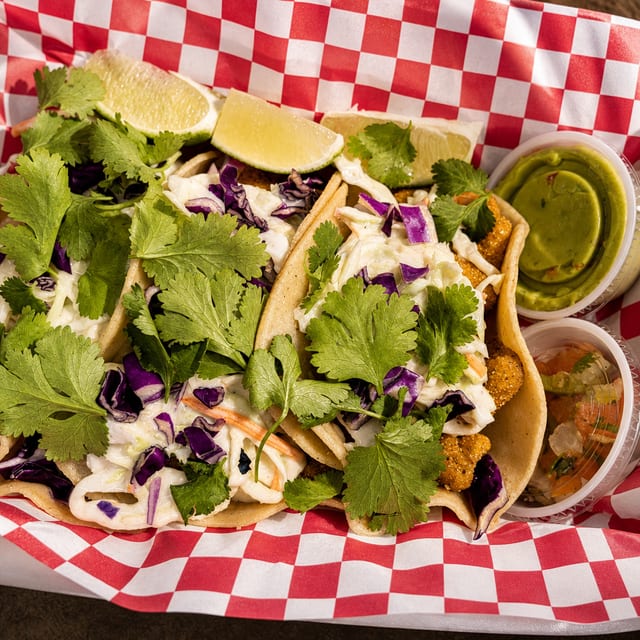 Fish Tacos Plate.