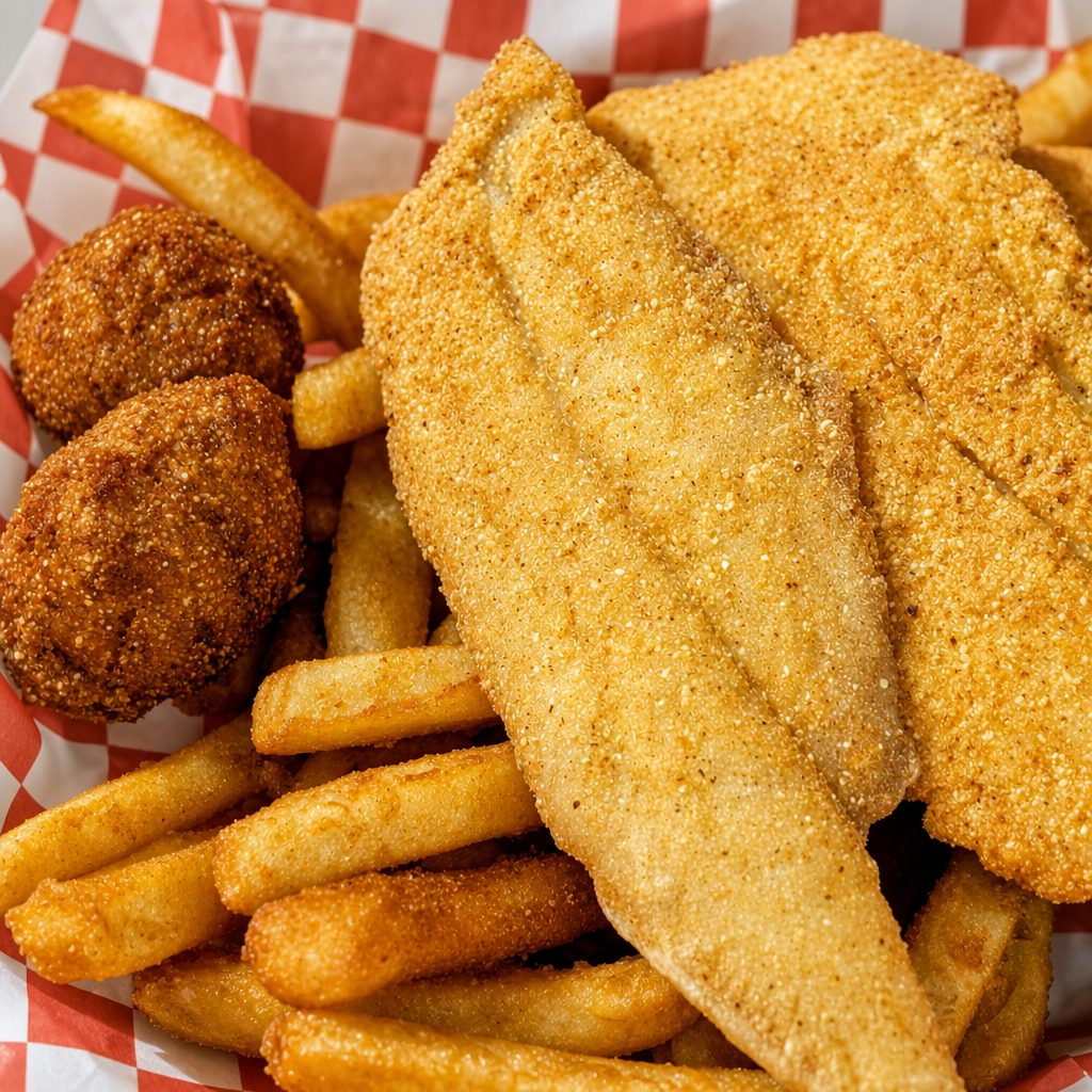 Fried Fish Basket 3pc.