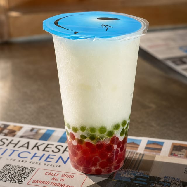 Lemon Ice Blend Slushy.