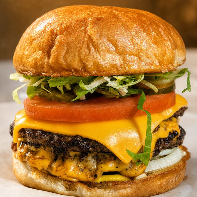 Double Patty Smash Burger.