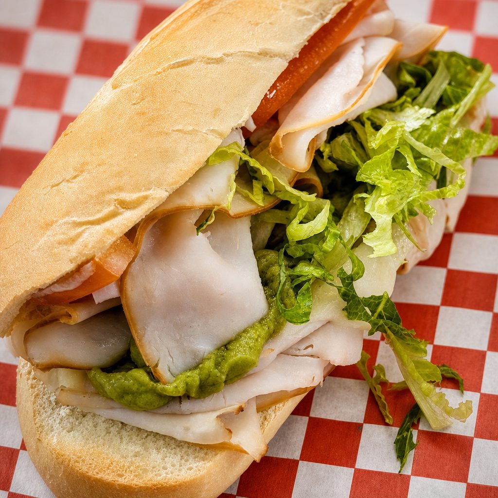 Turkey, Bacon & Guacamole.